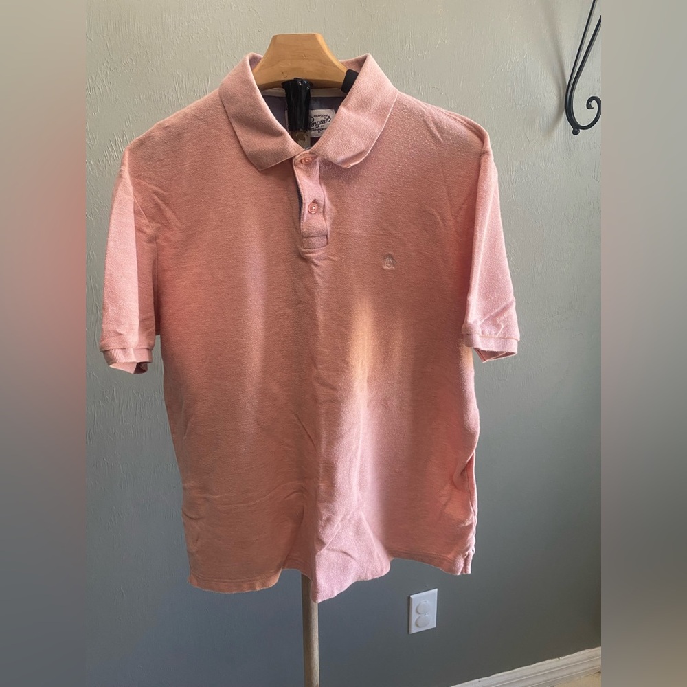Original Penguin Light Pink Polo Shirt‎